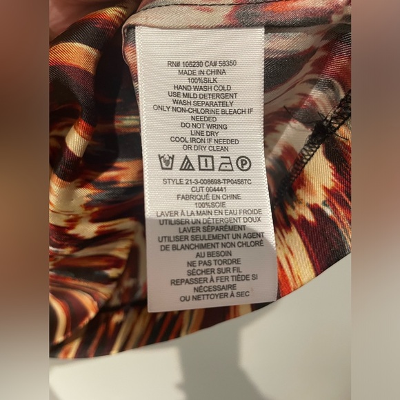 Joie women’s sleeveless blouse. Multicolored. - Picture 5 of 5